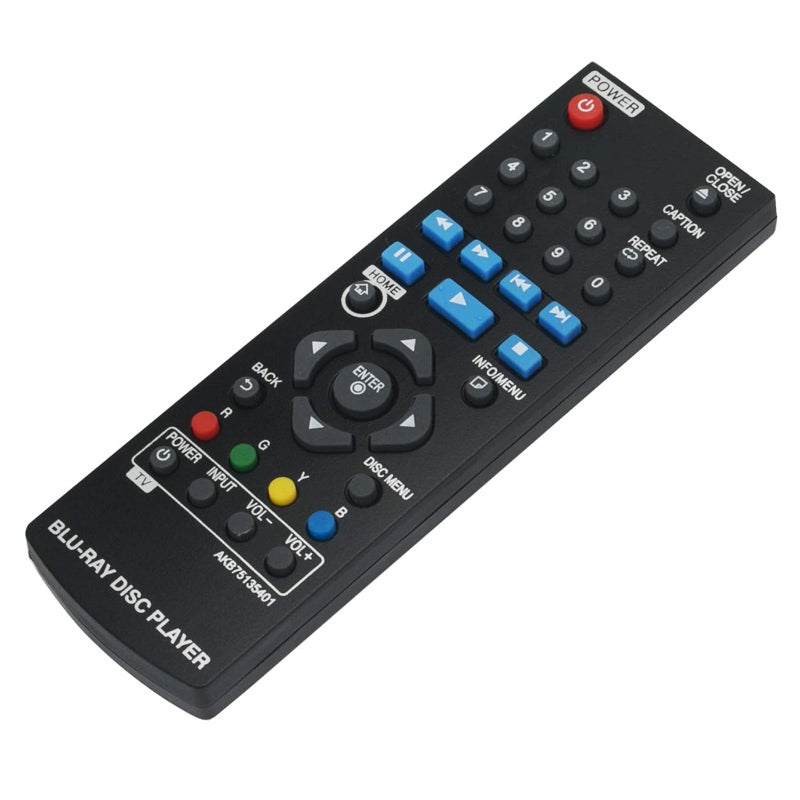 Vinabty AKB75135401 Replaced Remote fit for LG 4K Blu-ray Disc Player UBK80 UP870 UP875 BP255 BP350 BP255-N BP350-N BP340 BPM25 BP135 BP145 BP145N BP155 BP155N BP165 BP165N BP240 BP240N BP250 BP255N BP300 - Image 3